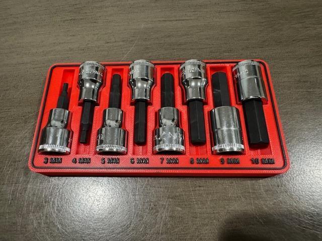 Icon hex metric short tray