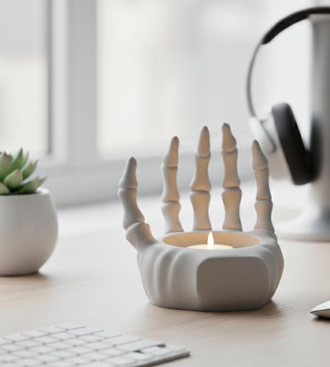 Skeleton Hand Planter / Tealight Holder