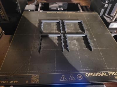 Holder for PS insulation