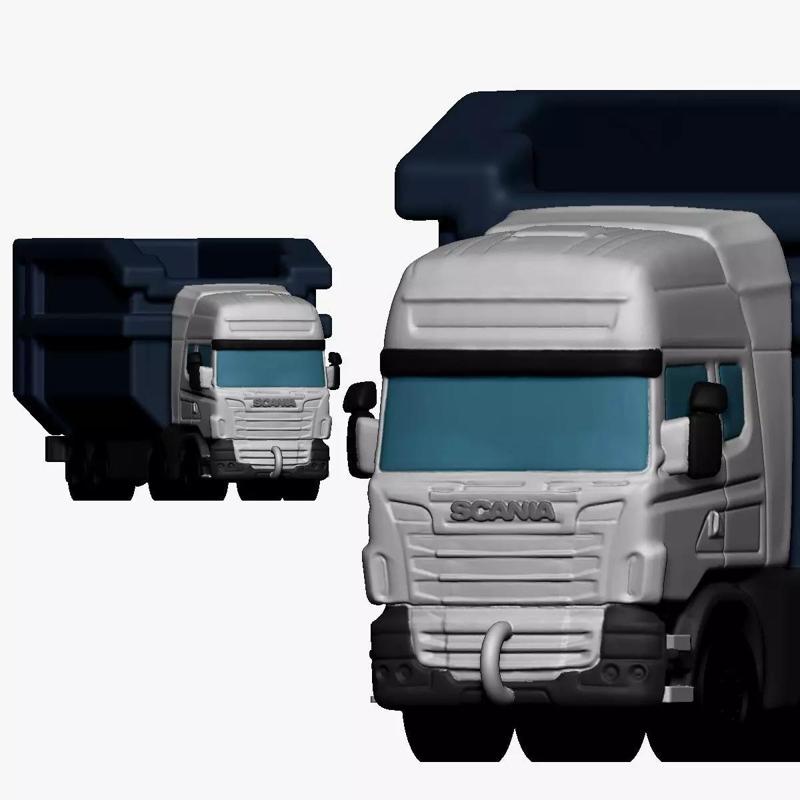 001121 toy truck 3d print ready