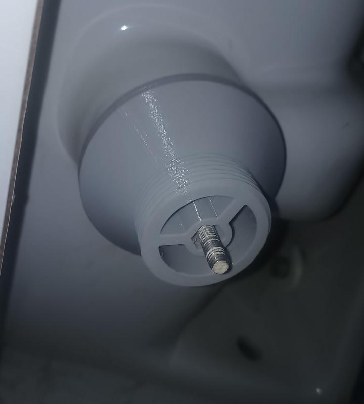 5/4" Basin Waste Replacement (Náhradní umyvadlová výpust 5/4"), no supports, print in place