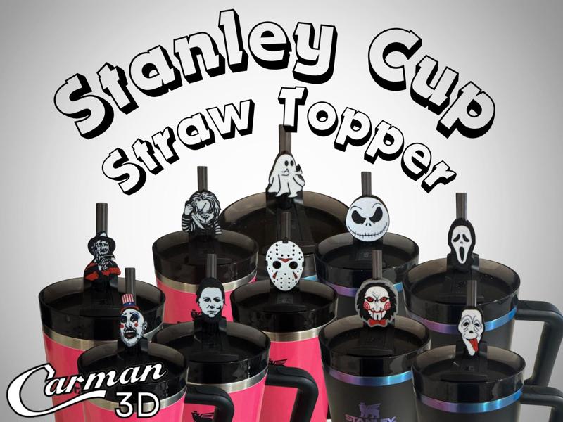 Halloween Themed Stanley Cup Straw Toppers