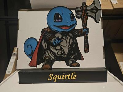 Pokemon Squirtle as Thor Display