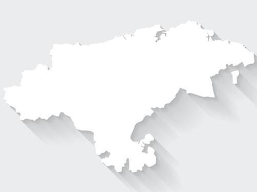 Map of Cantabria