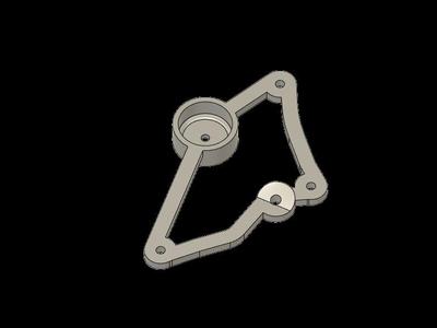 RADIATOR SUPPORT YAMAHA YZ 