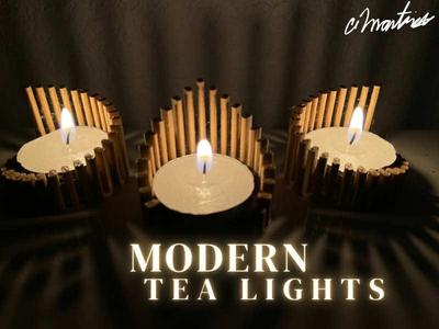 Modern Tea Light Set