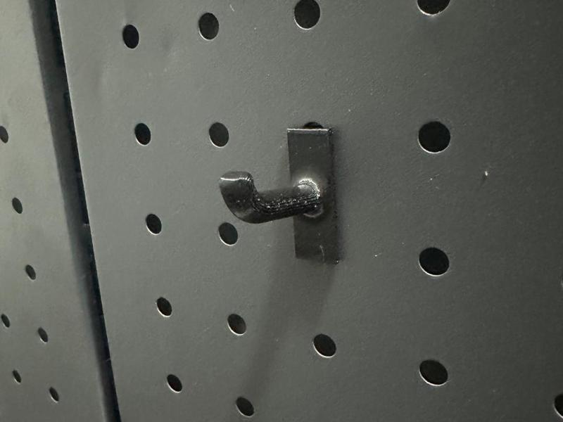 25mm hole pitch 6mm hole diameter pegboard 2mm hook