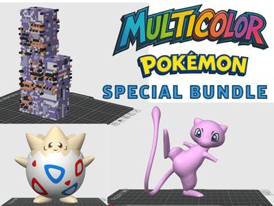 Multicolor Pokemon - Mew / Togepi / Missingno