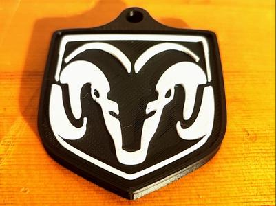 Dodge Logo keychain