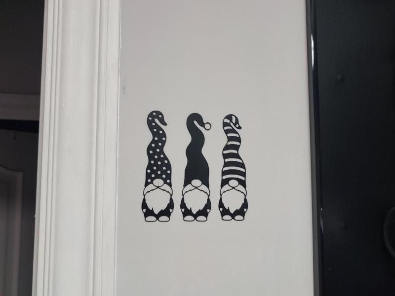 Trio of Christmas Guardian Gnomes