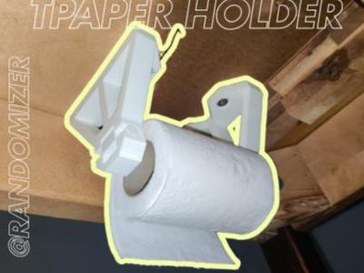 Under Desk Toilet Paper Holder