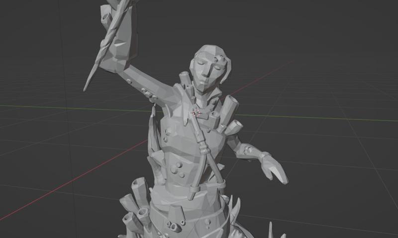 Sea Of Thieves Mermaid Statue