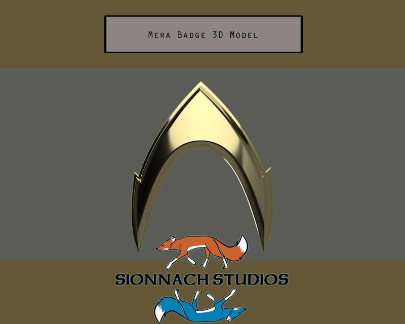 Aquaman Mera Inspired - Badge / Buckle