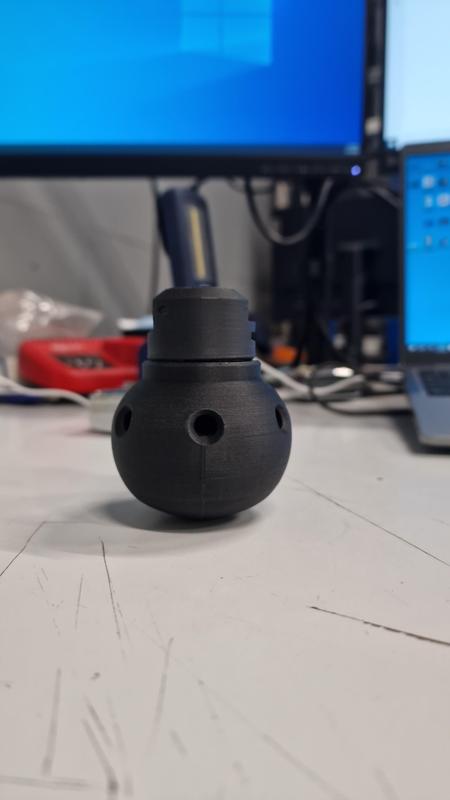 Airsoft Impact Frag Grenade 6mm Flobert Blank