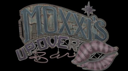Borderlands 4 Moxxis Up Over Bar Sign (Resin only) + Fbx
