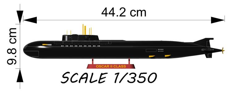 OSCAR II CLASS SOVIET SUBMARINE Project 949A ANTEY 1-350