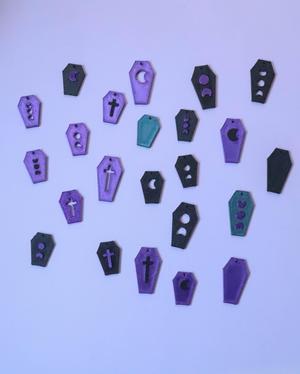 Halloween Earrings Pack - Coffins Collection ⚰️