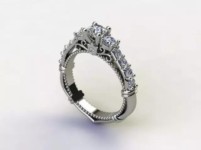 10116 person diamond engagement ring gold