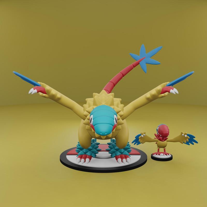 Pokemon No. 566, 567 Archen, Archeops
