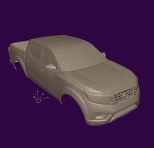 RC CAR 2020 NAVARA DOUBLECAB NISSAN FRONTIER 3D PRINT STL