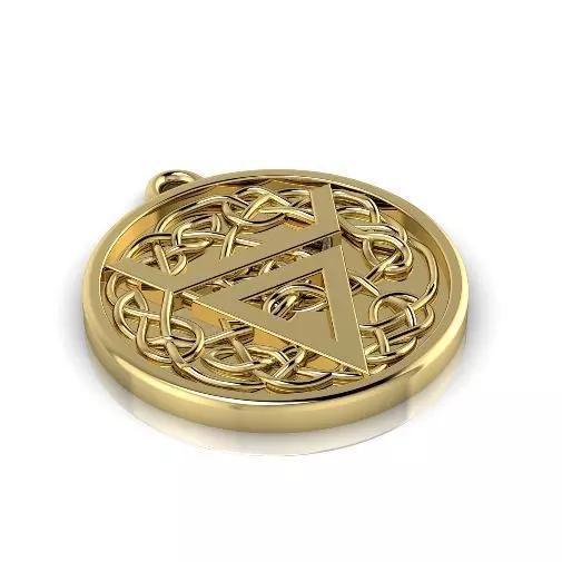 Pendant Bull head symbol Veles Model 2688