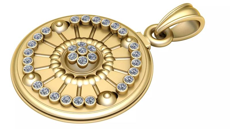 Oppule Spherical PANDANT 3D PRINTABLE MODAL