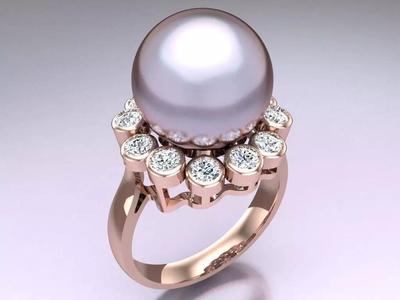 Pearl Ring - Womens Rings  - N856872