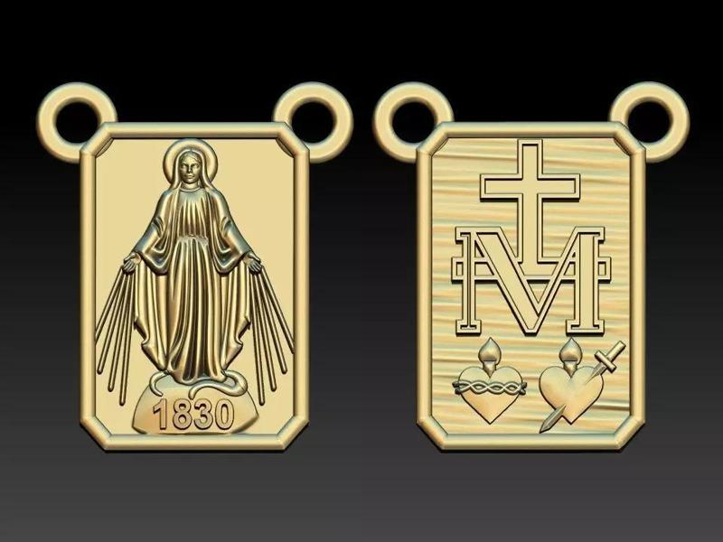 Milagrosa Our Lady of Graces Scapular Nossa senhora Escapulario