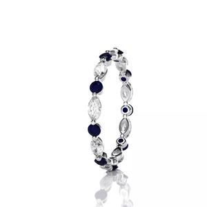 Marquise - Round Ring - Eternity Band