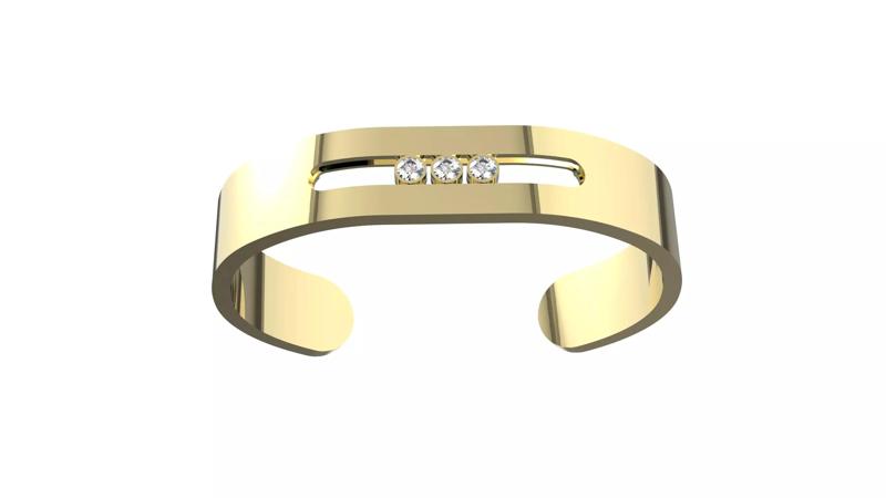 Moving Diamonds Bracelet