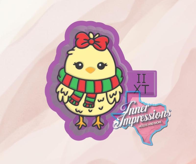 Christmas Chick Freshie Mold