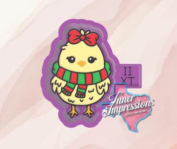 Christmas Chick Freshie Mold