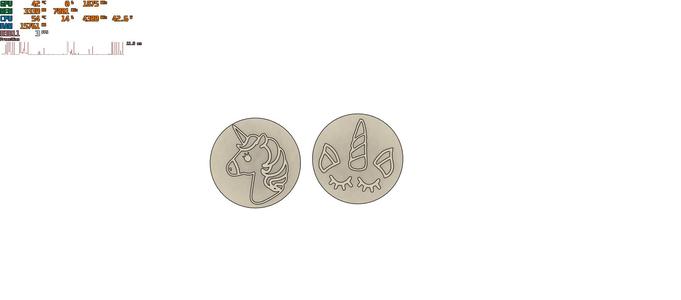 UNICORN BRIGADEIRO STAMP KIT