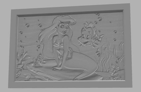 Lithophane Ariel