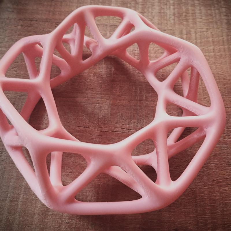 Organic Möbius strip - Sculptural 3D model