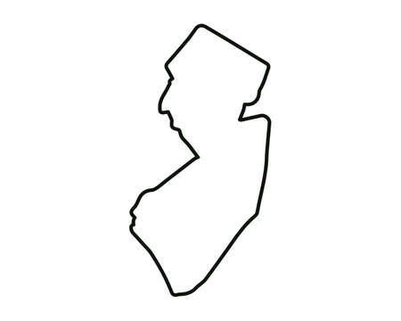 5 sizes - New Jersey State Outline Cookie Cutter - SHARP cutting edges!