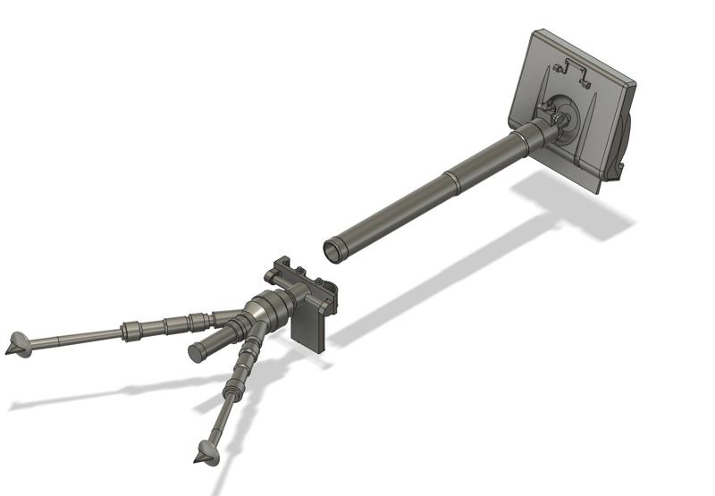 8 cm mortar model 36_minomet vz. 36_1_35_ scale model