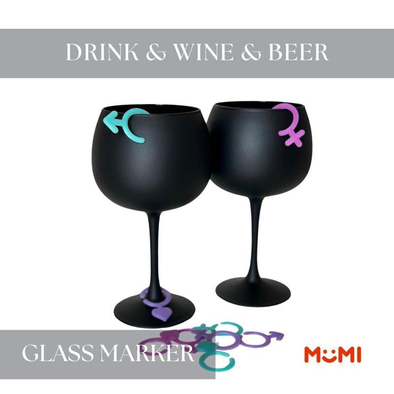 DRINK & WINE & BEER GLASS MARKER
