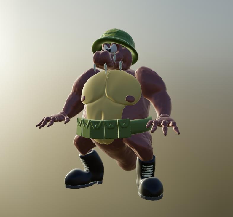 Donkey Kong Country Klum's Enemy Crocodile Minion Nintendo