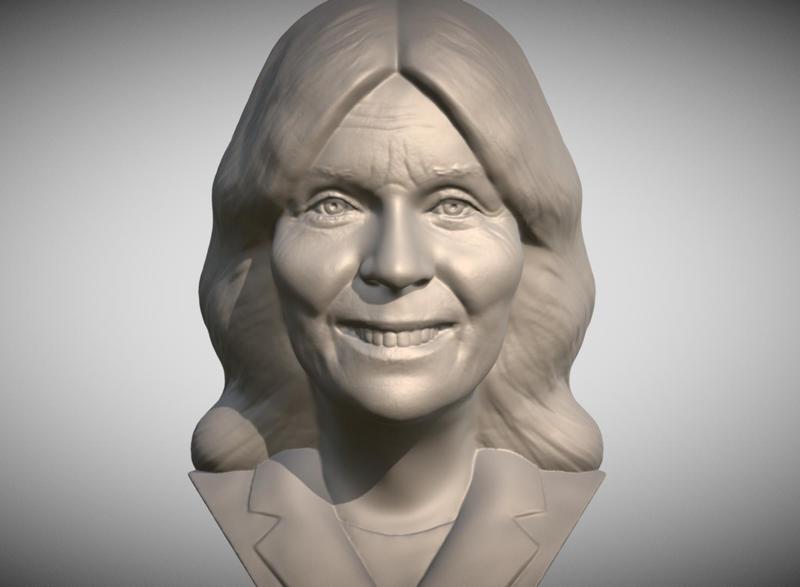 Jill Biden bust for 3D printing
