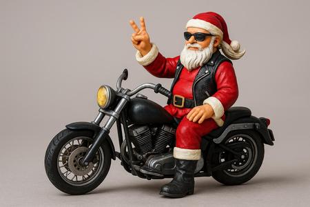Biker Santa