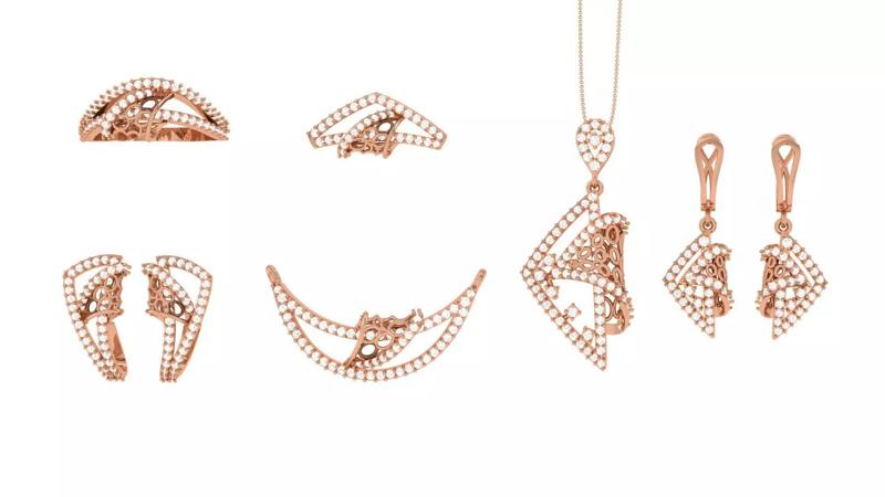 Ring Earrings Pendant Necklace Bracelet Pack