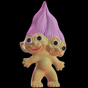 Two-Headed Troll (Uneeda, 1965)