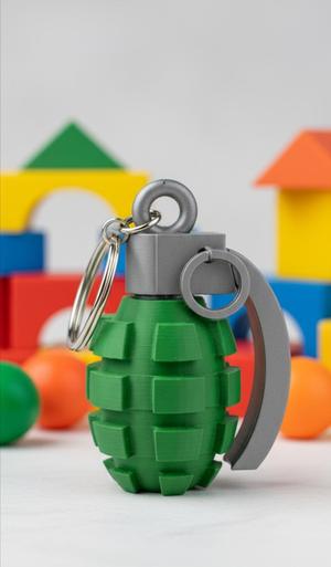 Grenade Keychain
