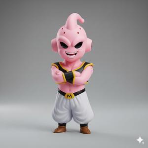 Majin Buu Chibi Realistic Chibi - Collectible 3D Figure