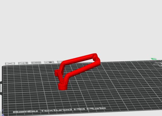 TRAXXAX XMAXX FRONT BUMPER SUPPORT HOLDER