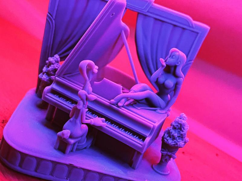 Roger & Jessica Rabbit in love