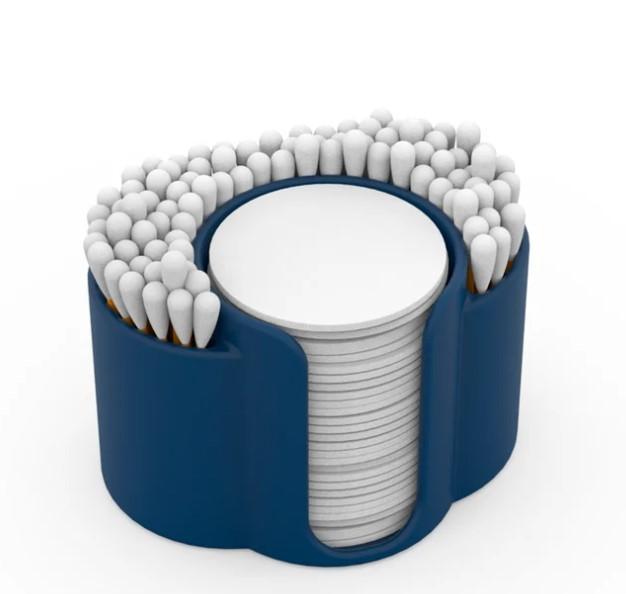 Organizer for cotton buds and disks / Organizer for cotton buds and disks