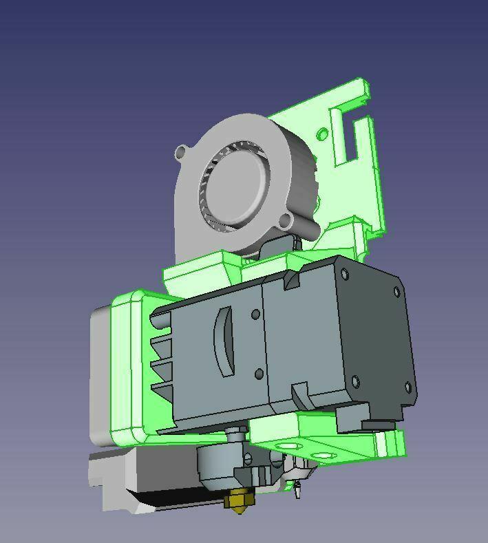 ENDER 6 - BIQU H2 SUPPORT (5015) AND (4010)