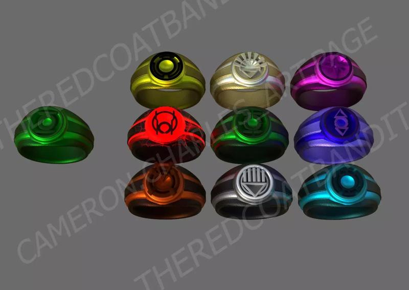 The Lantern Corps ring Collection